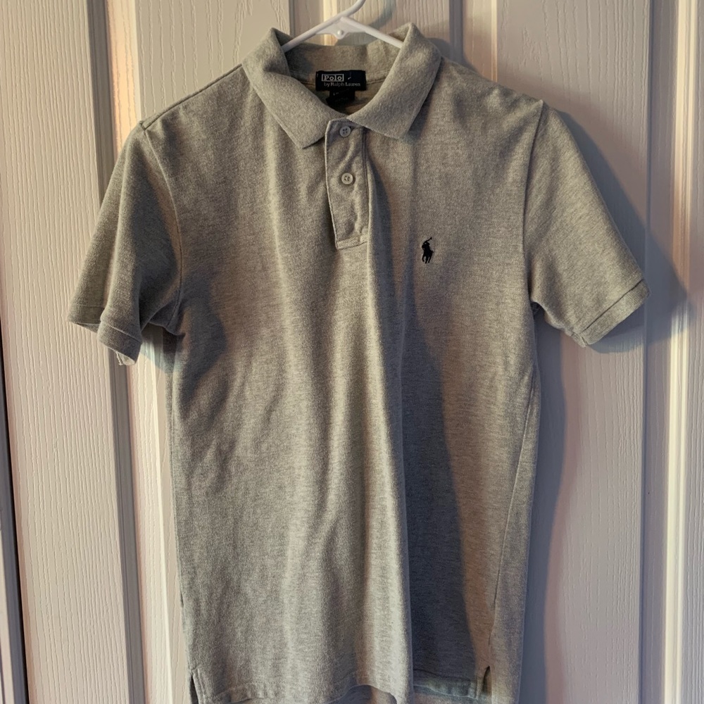 Polo Ralph Lauren polo, gray, boys size L